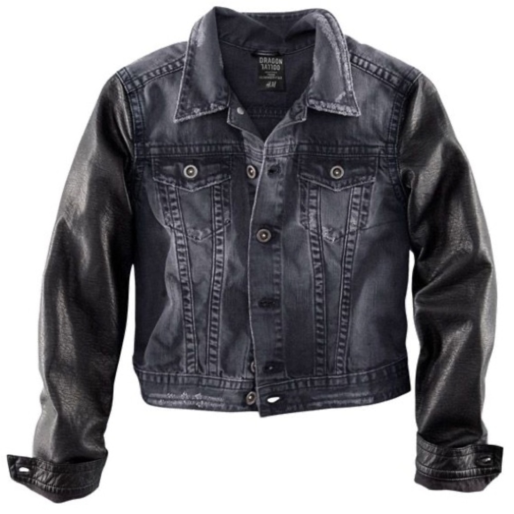 Girl with the Dragon Tattoo x H&M denim jacket : brand new